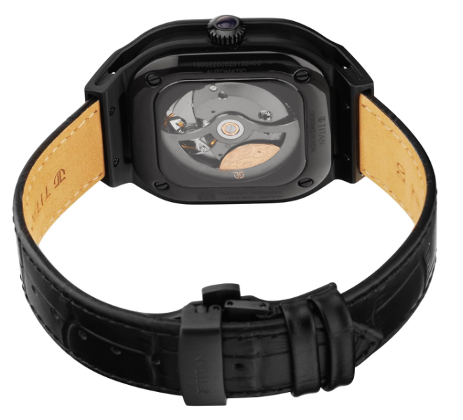 titan regalia stellar automatic aventurine dial leather strap watch for men 10008nl01 titan regalia stellar automatic aventurine dial leather strap watch for men 10008nl01